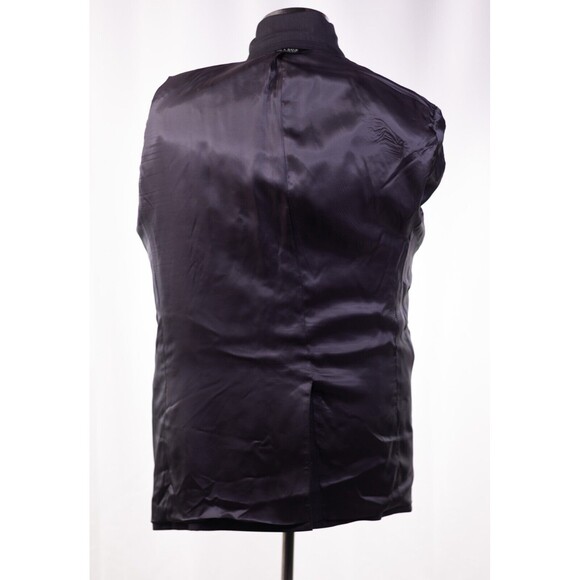 Men’s Jos A Bank 2 Button Dark Gray Striped Sport Wool Suit Jacket Coat 42R - Picture 10 of 12